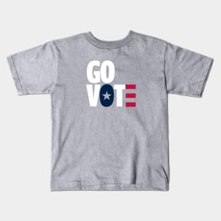 Go Vote T-Shirt | Gift for Voters | Election | Voting | First Time Voters | Politics | Unisex - Men & Women's Tee Kids T-Shirt